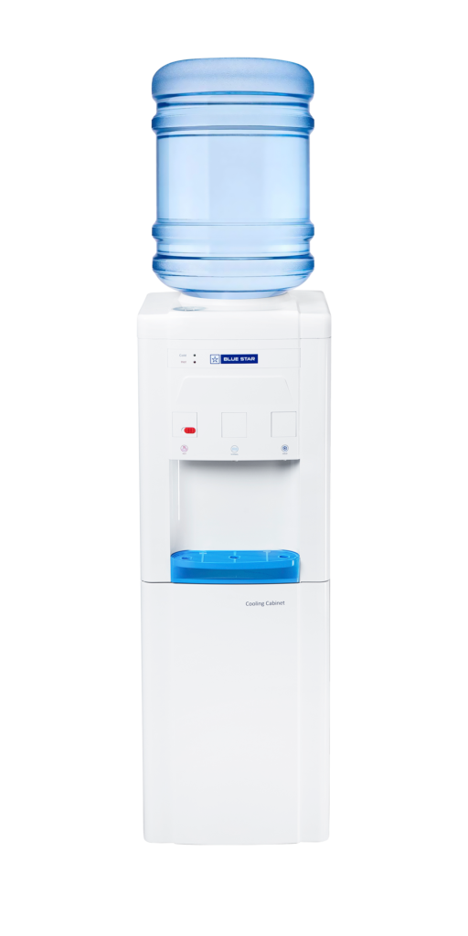 GA Series With Refrigerator-White| Floor Standing | Bottled Water Dispenser